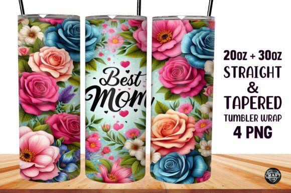 Best Mom Mother’s Day Tumbler Sublimation