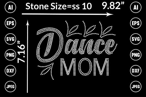 Dance Mom Rhinestone Templates Design