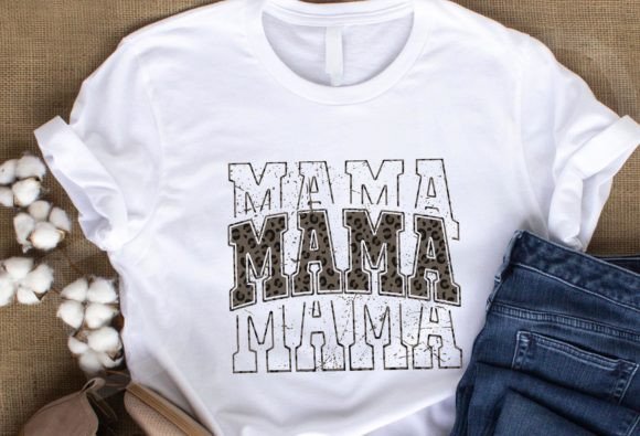 Grunge Mama PNG: Distressed, Mom PNG