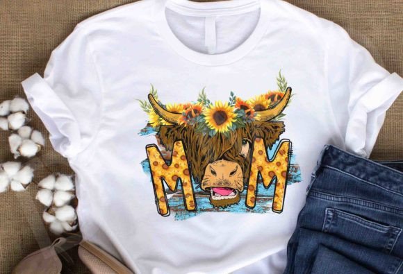Mom PNG, Mother’s Day PNG, Sunflower PNG