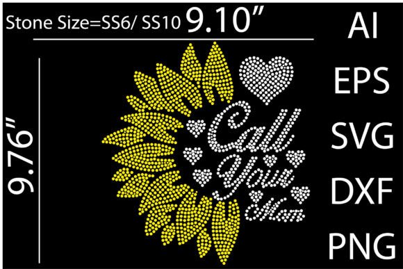 Printable Call Your Mom Rhinestone Te...